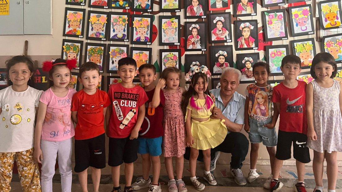 Adnan Menderes İlkokulu'nda Dünya Çevre Günü kapsamında Fidan Dikimi Yapıldı ve Sergi Gezildi