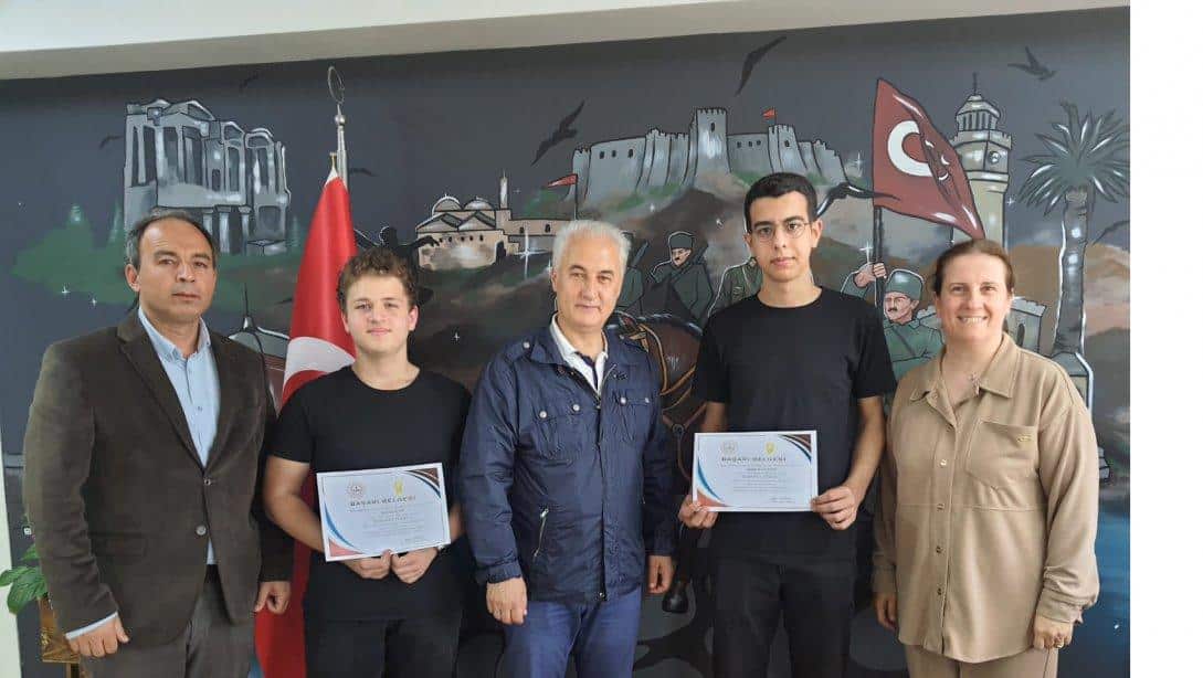 Şehit Mustafa Yaman Anadolu İmam Hatip Lisesi'nden Müdürlüğümüze Başarı Ziyareti