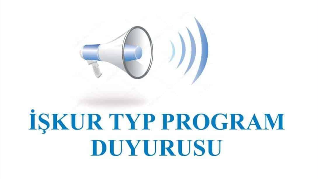 İŞKUR TYP PROGRAM DUYURUSU