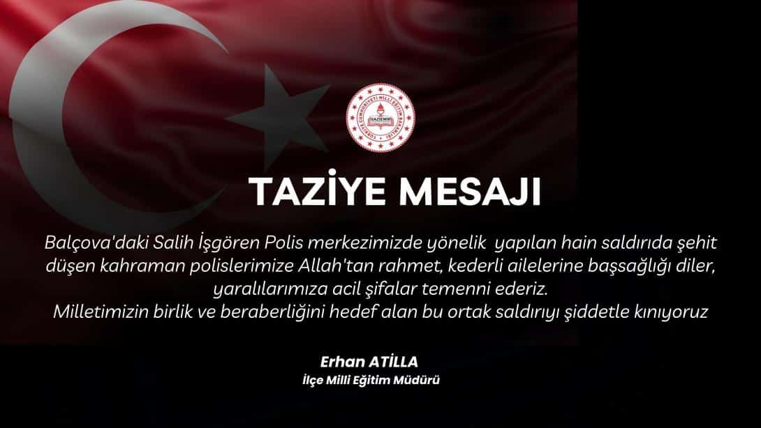 TAZİYE MESAJI